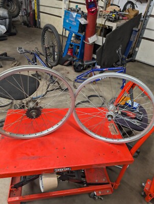 Mongoose Mid School Bmx COASTER  BRAKE Wheel Set 36 Spoke 90 s**FREE SHIPPING**