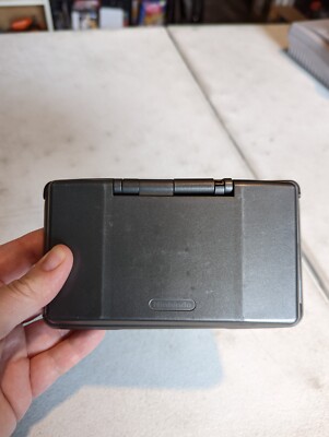 NDC - Nintendo DS Launch Edition Graphite Black System BROKEN HINGE
