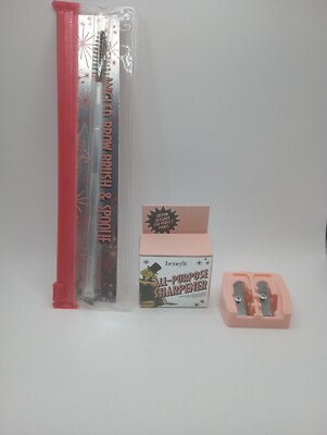 Benefit Cosmetics Angle Brow Brush & Spoolie + All-purpose Sharpener $25 RV 