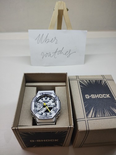 Pre-owned Casio G-shock Ga-2100mng-7a Ga-2100mng-2a Set Of 2 Watches Manga Same Day Ship