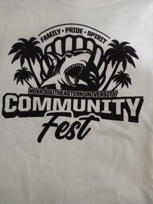 NEW NSU Community Fest Festival Choose Your Size! FL Florida College University
