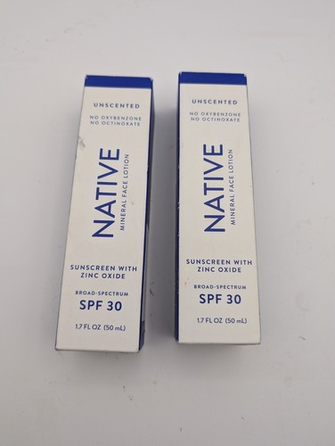 2X Native Mineral Lotion Sunscreen Zinc Oxide SPF 30