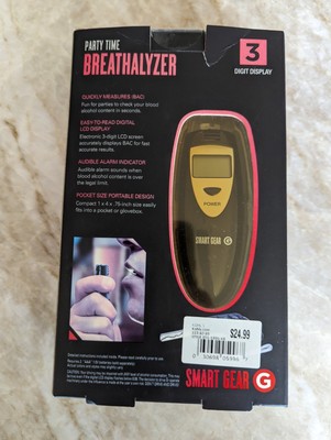 Smart Gear Party Time Breathalyzer Digital Pocket Sized Device New Sealed Box