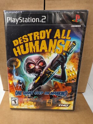 Destroy All Humans (Sony PlayStation 2, 2005) New -SEALED READ DESCRIPTION