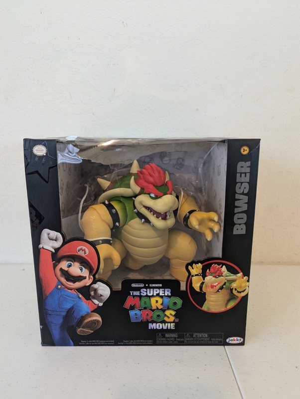 2023 Bowser Super Mario Bros. Movie 7” Fire Breathing Figure