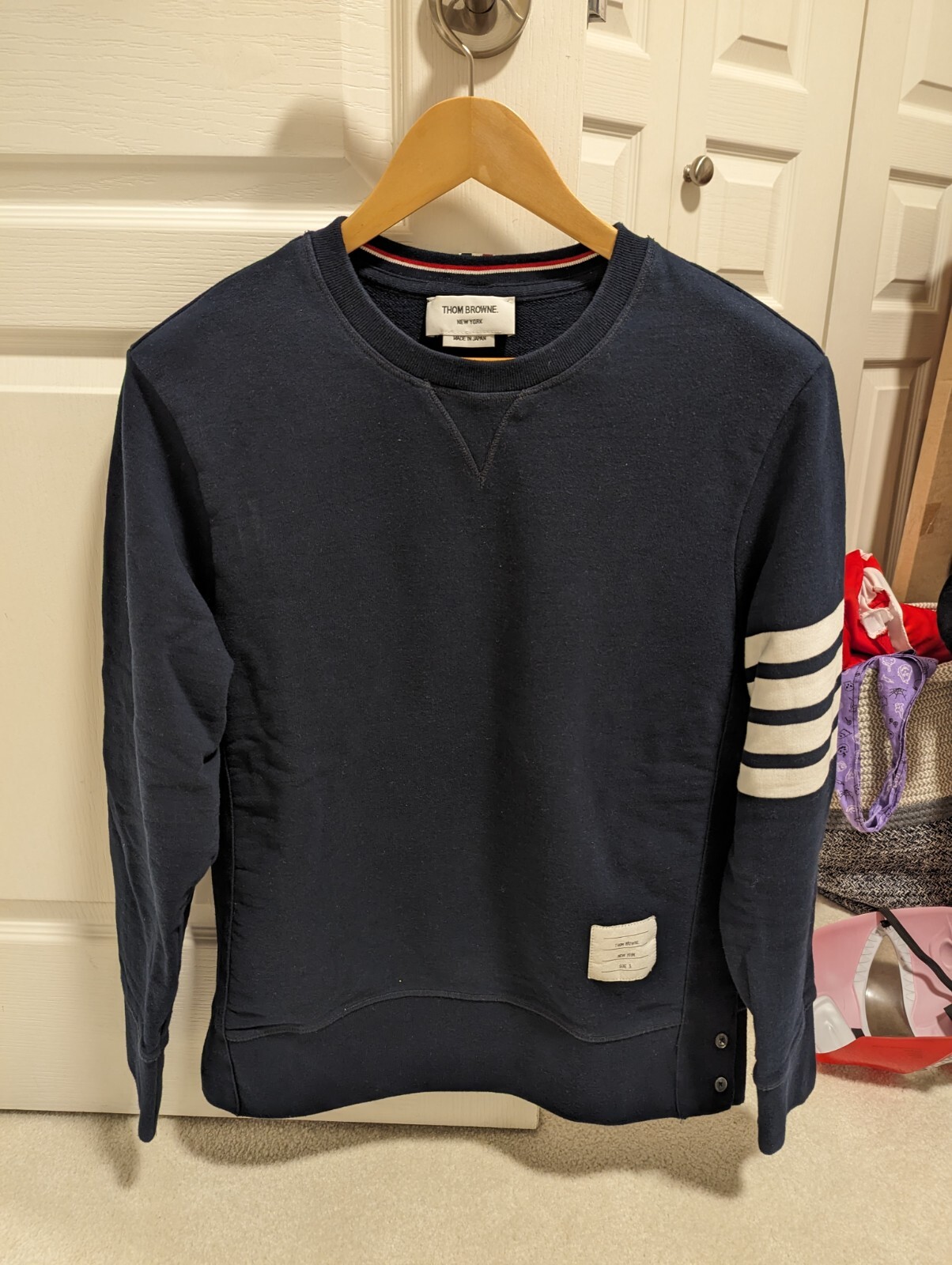 Thom Browne 100% cotton 4-bar sweater - 100% Authentic | eBay Thom Browne 100% cotton 4-bar sweater - 100% Authentic | eBay