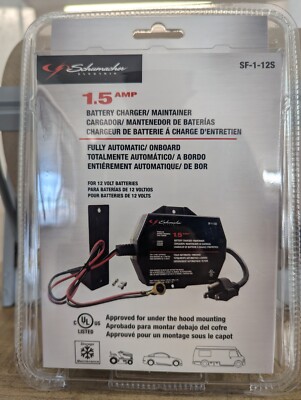 Schumacher Electric 1.5AMP Battery Charger/Maintainer SF-1-12S