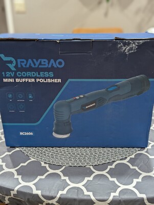 RAYBAO Mini Polisher 2/1.5 inch 12V Cordless with Accessories RC2606