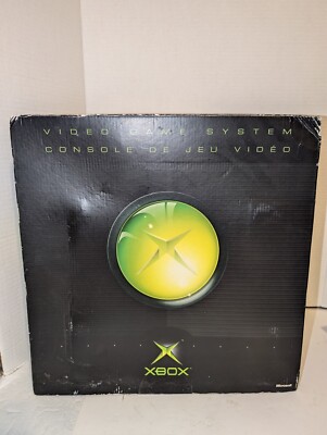 Original Xbox Launch USA Edition Console, OCT 23 2001 Mfg Date, SEALED RARE VTG
