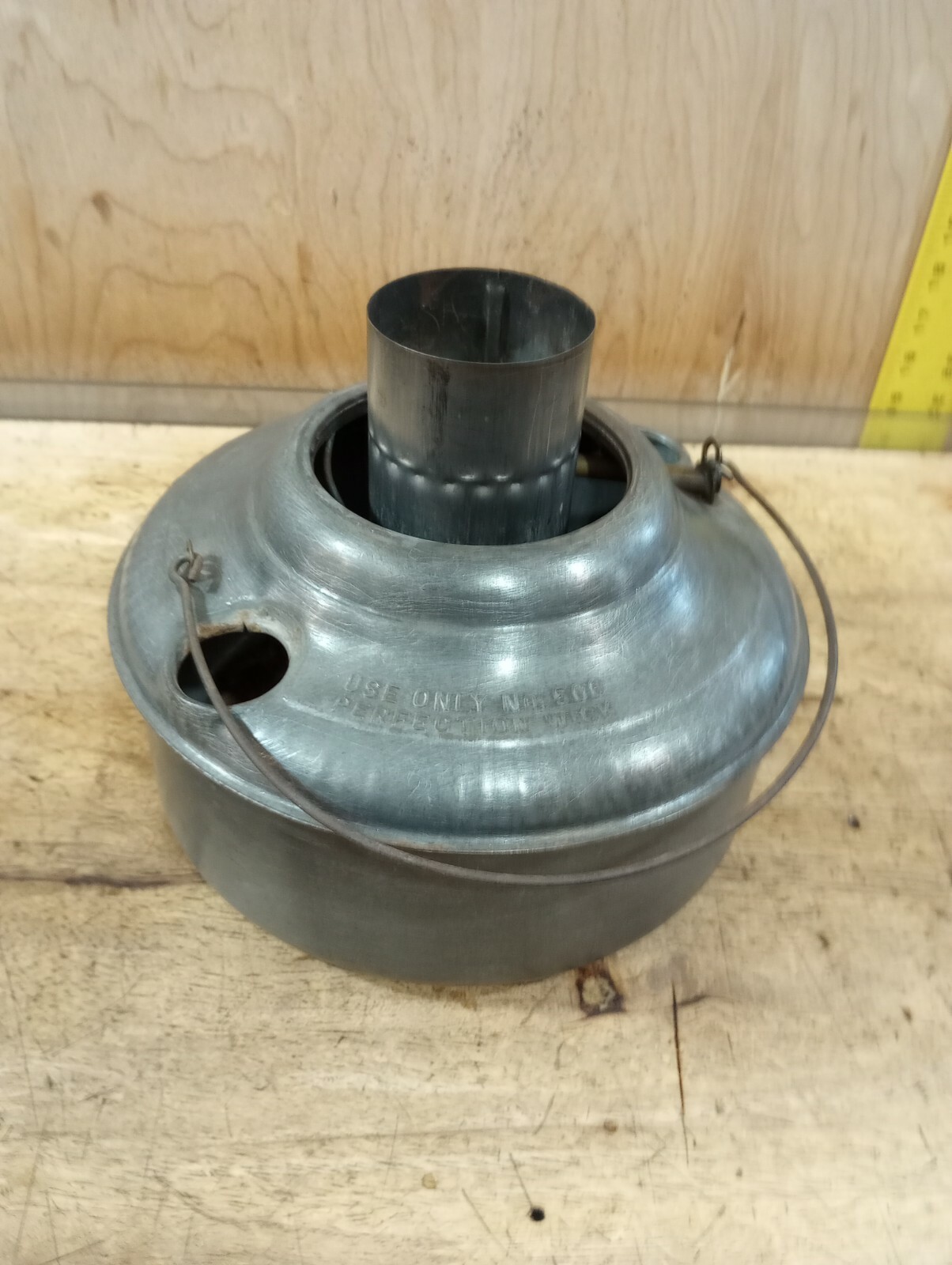 Perfection 500 Kerosene Oil Heater Burner Font Fuel tank (READ