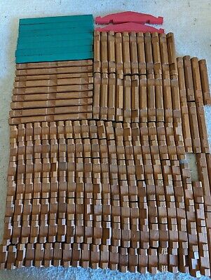 Vintage Lincoln Logs Mixed Lot, 202 Pieces 