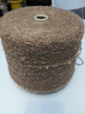 St. Andre Spinning Brown Acrylic Yarn Cone 2.5 lbs Phoenix Dye Cleveland Ohio