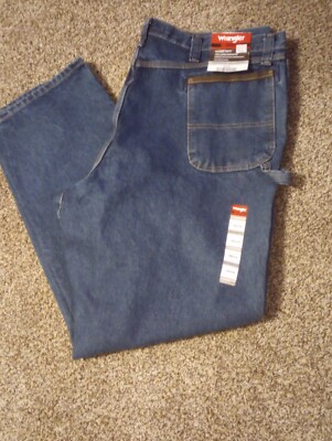 Wrangler Riggs Workwear Men's 3W020AI Jeans Carpenter Relaxed Fit 46x34