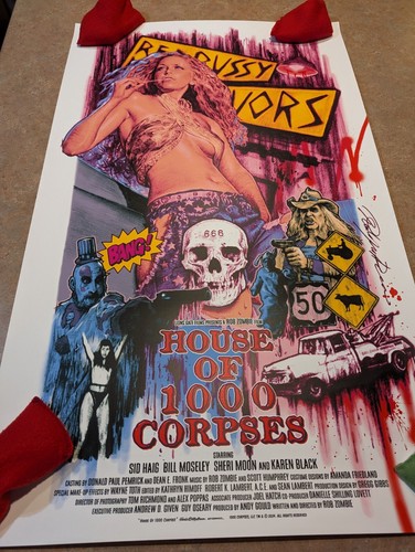 ROCKIN JELLY BEAN House Of 1000 Corpses Silkscreen Print Poster Es