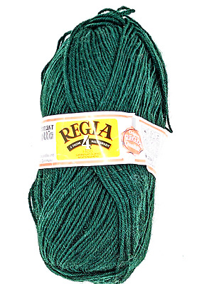 Quality Schachenmayr Regia Green Wool Blend Sock Machine Washable! Fingering