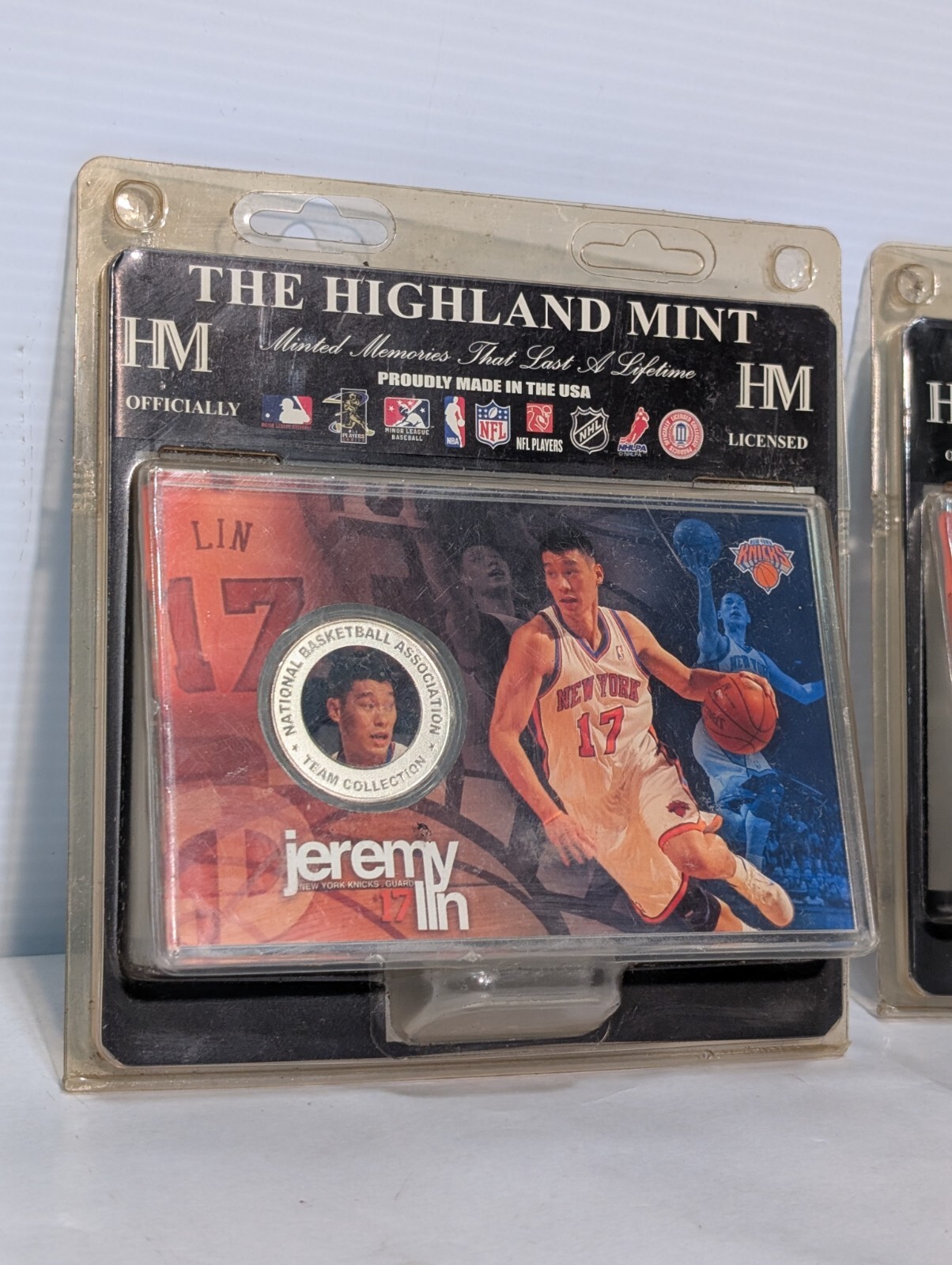The higland Mint NBA ニックス#17 ジェレミー・リン Highland Mint Jeremy Lin New York Knicks Silver Plated