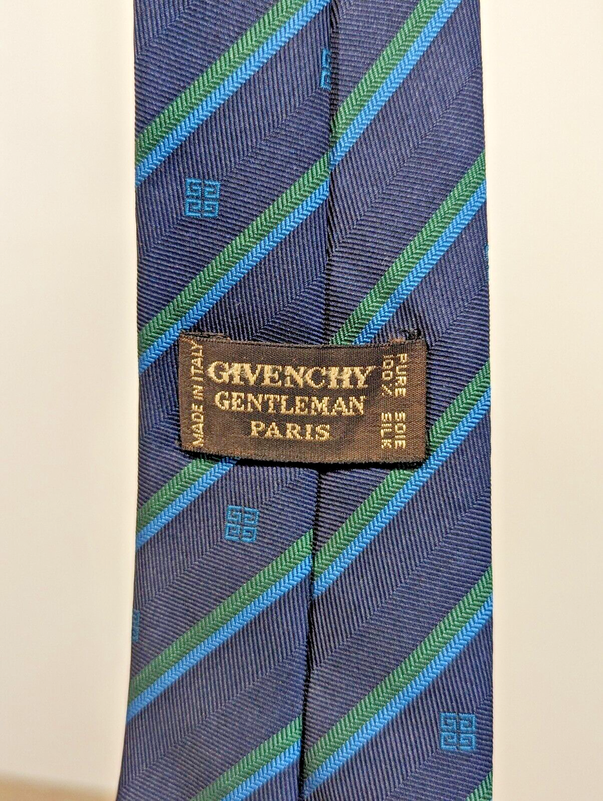 Givenchy Gentleman Paris / ALL SILK TIE VINTAGE CRAVATTA