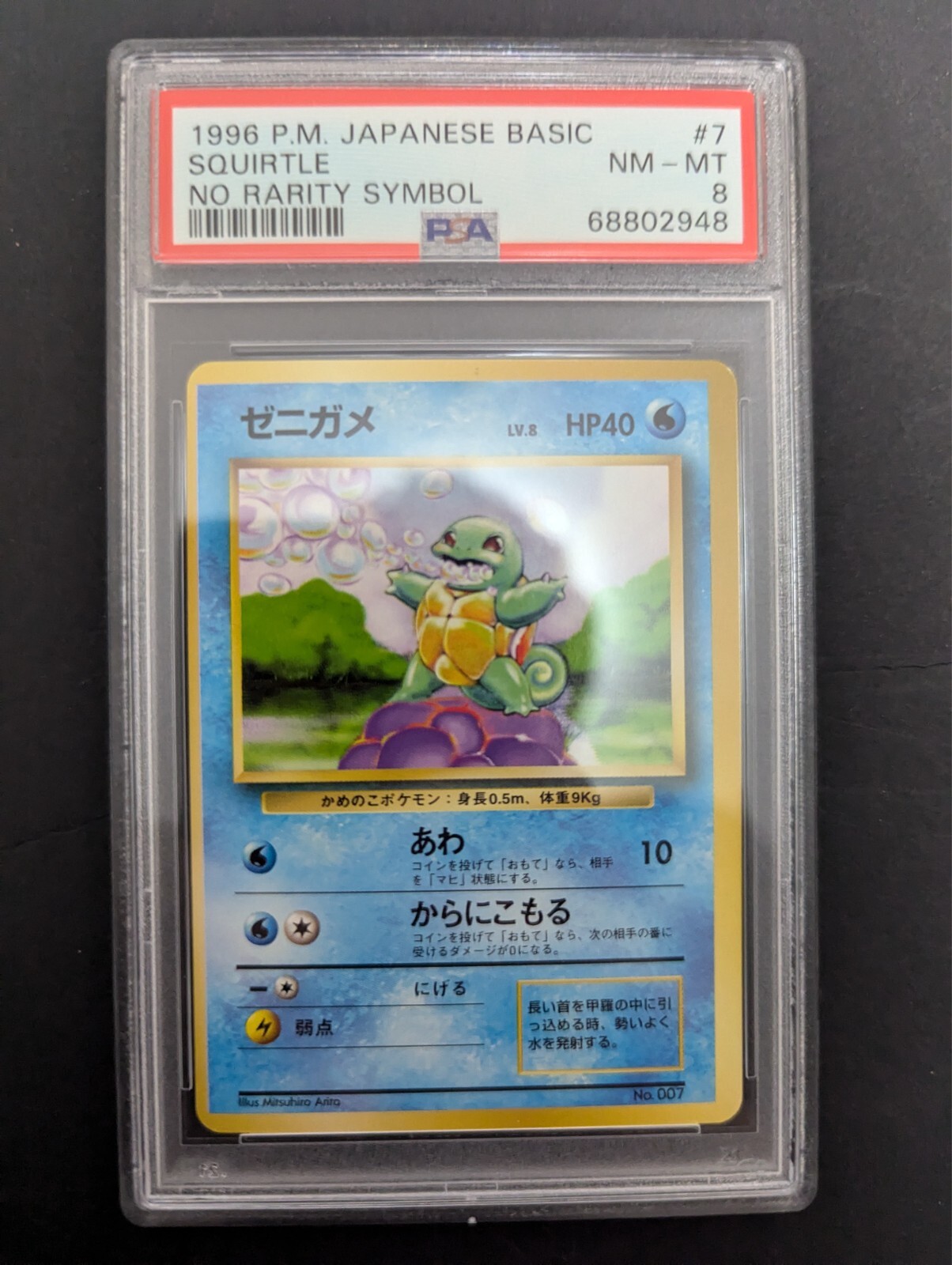 Squirtle PSA 8