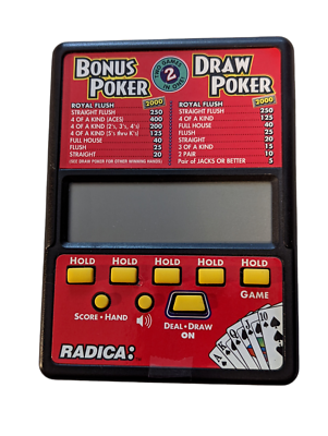 Video poker cheap handheld game