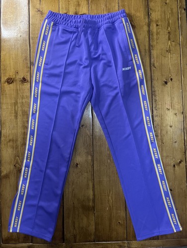 ☆NERDY☆ NY Side Block Sweatpants Dark Purple Amazon.com: Aesthetic Clothes Color Block Cinch Bottom