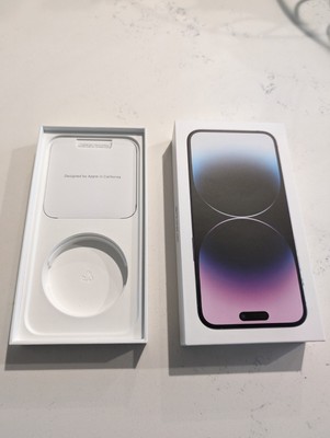 iPhone 14 Pro Max 256GB Deep Purple EMPTY BOX  ONLY