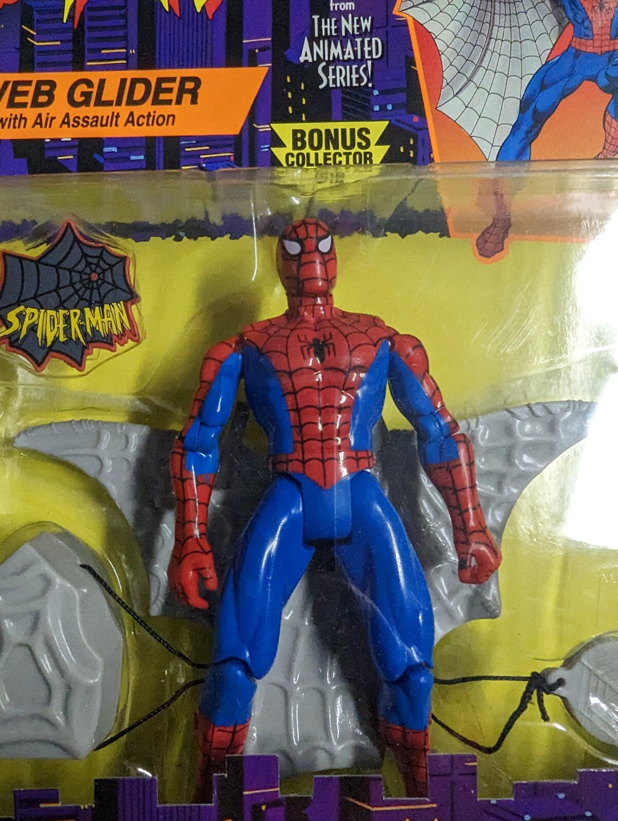 Spider-Man: Animated Series, Spider-Man Web Glider Figure by