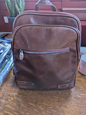 Ashwood Leather Genuine Authentic Leather Mini Backpack Women's Bag Brown