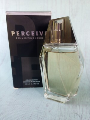 NEW Vintage Avon Perceive For Men's Cologne Eau De Toilette Spray 2000 3.4 fl oz