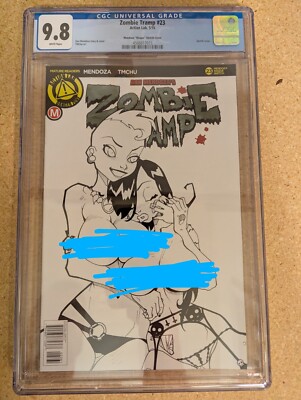 Zombie Tramp #23 Cover Sketch Mendoza Risque Variant (2016) CGC 9.8