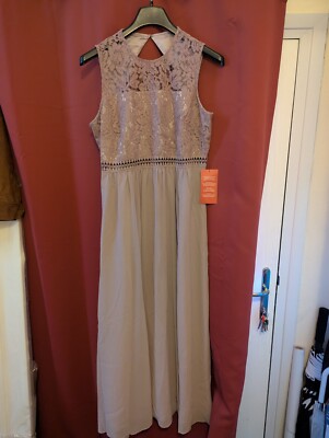 Truth & Fable Lilac Bridesmaid Style Sleeveless Dress