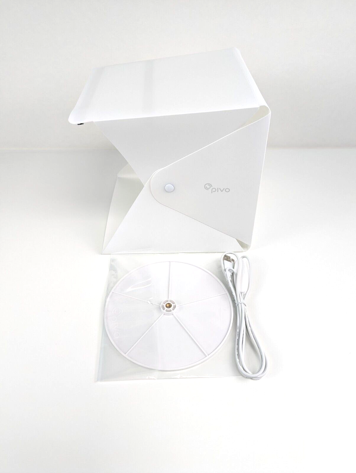 Pivo Lightbox 10" Portable Professional Lightbox Studio Full Set 360 Turntable