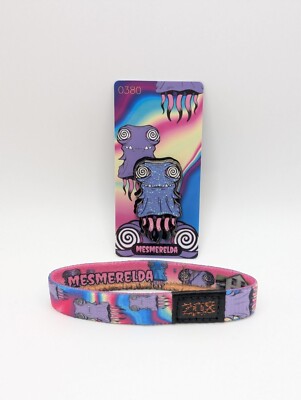 Zox Monster #380 Mesmerelda ~ NEW ~ Medium ~ Wristband ~ Card & Pin