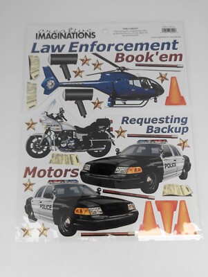 Creative Imaginations Law Enforcement Stickers