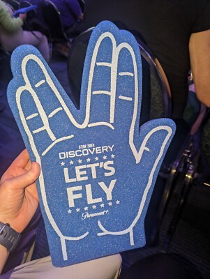 Star Trek Discovery Foam Hand (10'' x 16'') Wondercon 2024 Paramount+ Panel Promo