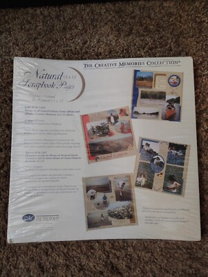 Creative Memories 12x12 Album Refill Pages Old Style Natural 