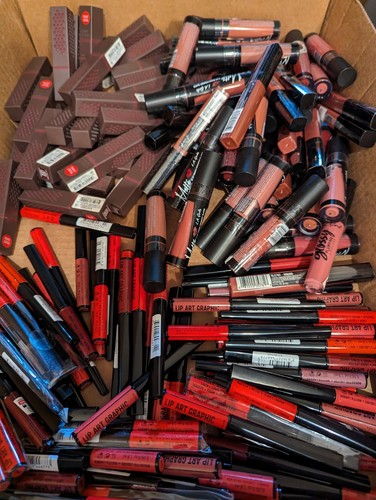 Lot Of 100 Pcs Premium Unused Cosmetics All Open Box/ Damaged Box