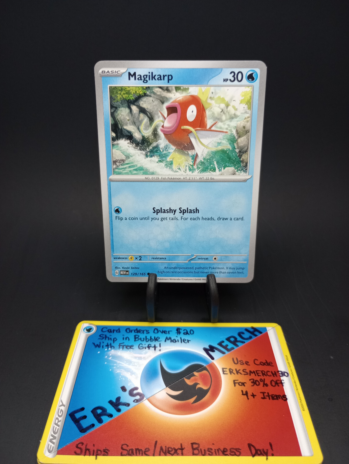 ポケモンカード Magikarp ホロカード 073/189 コイキングAR英語 メルカリ ポケモンカード Magikarp ホロカード 073/189