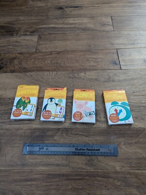 4 sets of Bendon flash cards - addition, subtraction, money, time