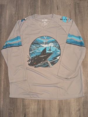 San Jose Sharks Open Water Jeff McMillan Shirsey SGA NEW Medium XL