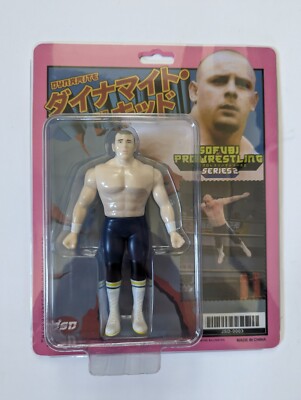 Junk Shop Dog Sofubi Pro Wrestling Series 2 Dynamite Kid MOC Bulldog