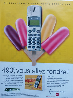 SONY CMD-C1 vintage phone Print Ad ! ''This phone is beautiful and stylish ''