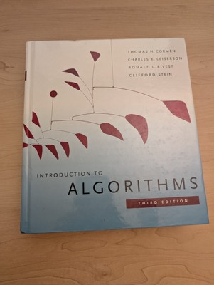 Introduction To Algorithms 3rd Hardcover - Cormen Leiserson Rivest Stein