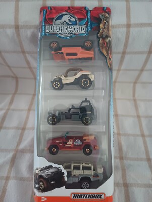 2015 Matchbox Jurassic World Desert 5 Pack