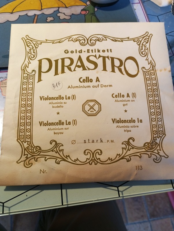 Corde Pour Violoncelle Pirastro Cello A