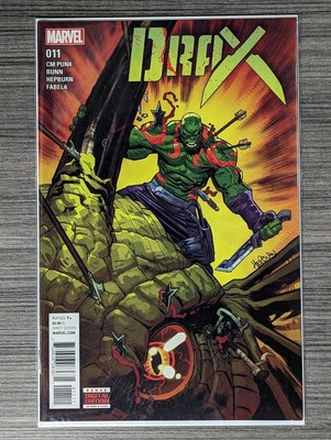 Drax #11 Scott Hepburn Cover CM Punk writer 2016 Marvel Comcis