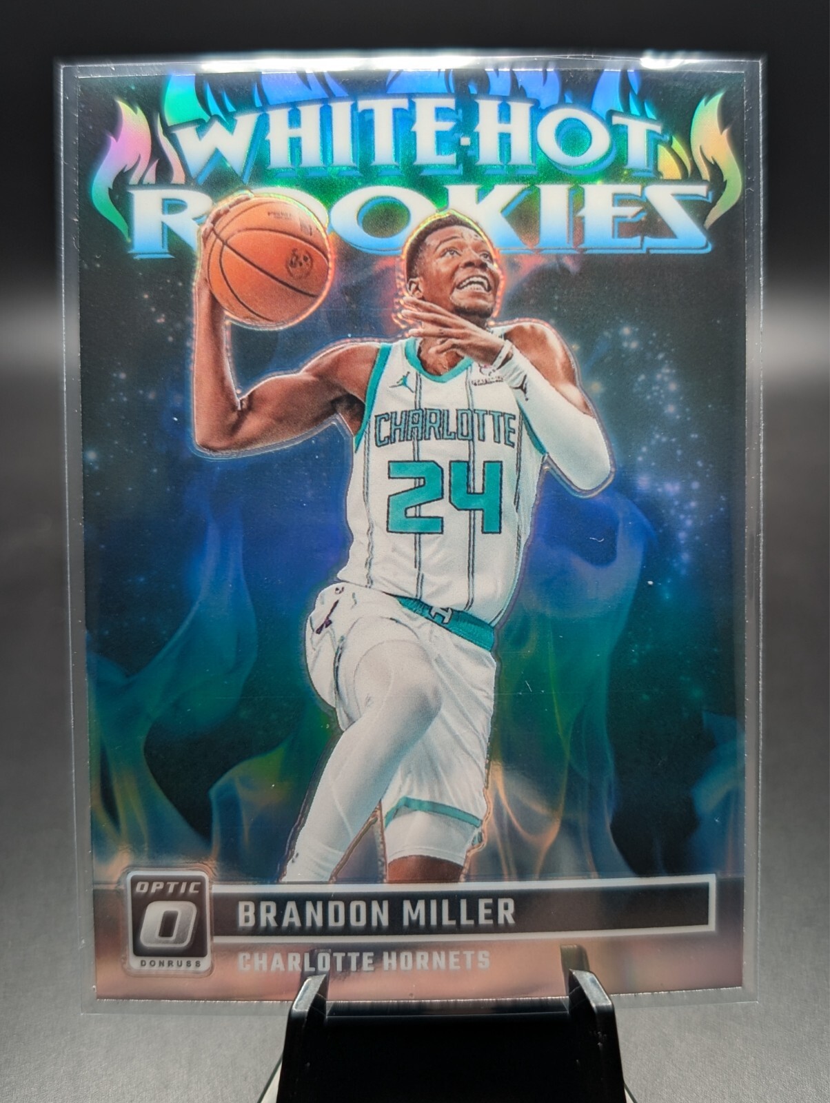 2023-24 Donruss Optic Basketball Brandon Miller RC White Hot