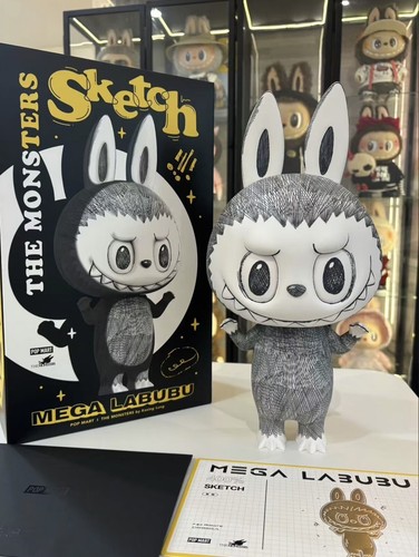ぬいぐるみ・マスコット POP MART THE MONSTERS Sketch MEGA LABUBU Labubu The Monsters MEGA Labubu 400% Sketch 2024 LIMITED