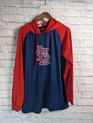 NWOT St. Louis Cardinals MLB STL Red Navy Lightweight SGA Hoodie XL