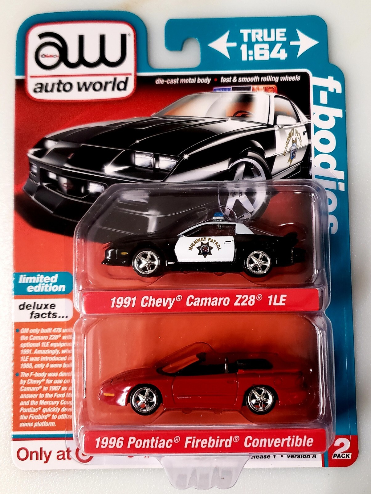 1991・1996 Pontiac Firebird Trans Am セット 1991・1996 Pontiac