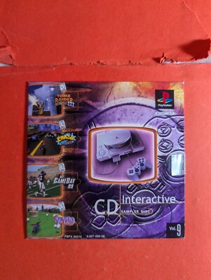 Vintage Interactive CD Sampler Disc Volume 9 for Sony PS1 (PlayStation 1, 1998) 